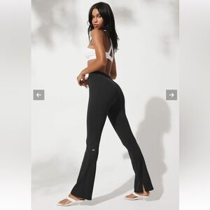 Alo Yoga High-Waist Zip It Flare Legging